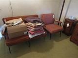 Vintage Love Seat and Matching Chair 
