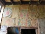 Collection of Burlap Sacks including Kelloggs, Albion, Marshall, Beans, Seed, Sugar plus more 