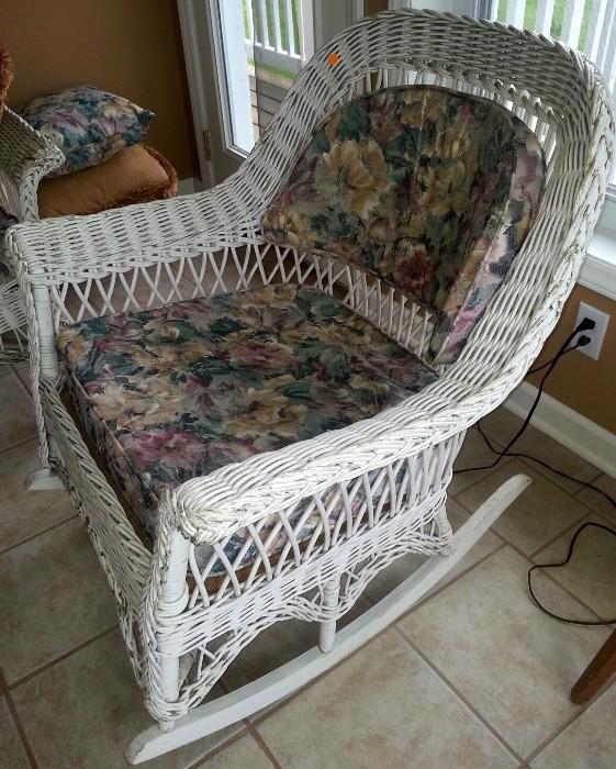 Bar Harbor wicker rocking  chair
