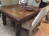 Dining table and chairs 