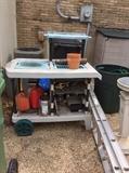 Outdoor gardening cart 