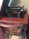 4sewing machine and chair