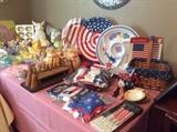 4th of July, Easter decor and party supplies. 