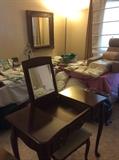 Dressing table with mirror. 