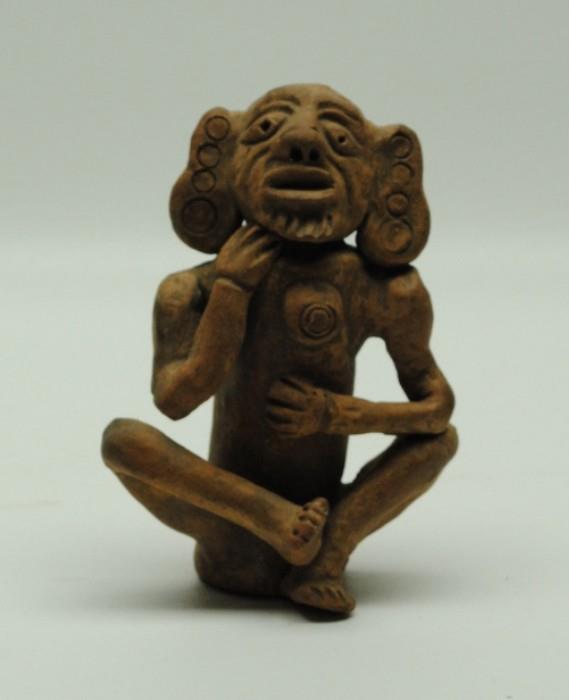 Pre-Columbian Earthenware Figural Effigy