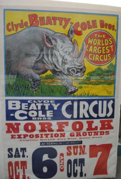 1950s Clyde Beatty & Cole Bros Circus