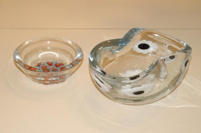 Murano Glass bowls