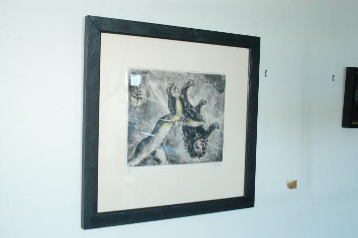 Marc Chagall Lithograph Signed and numbered 67/100