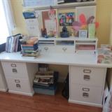 GREAT DESK/STORAGE/WORK AREA