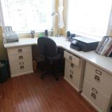 GREAT DESK/STORAGE/WORK AREA