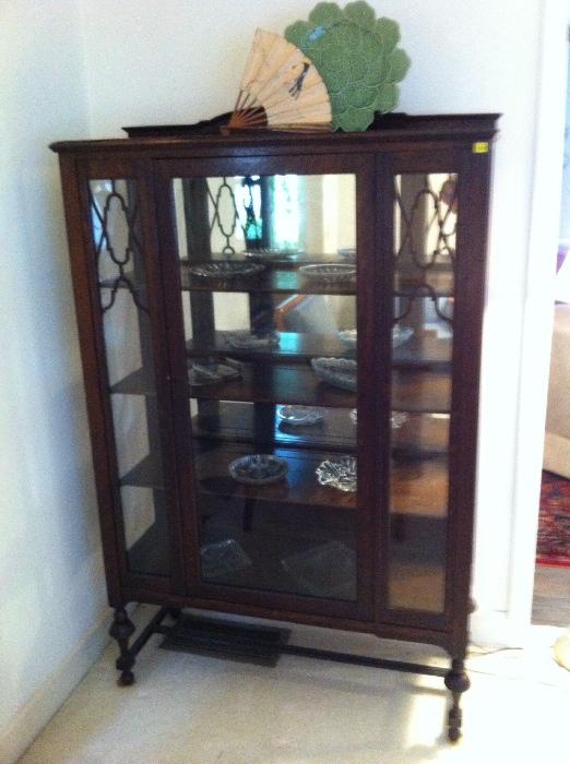 Oak Curio Cabinet for displaying your finest pieces.