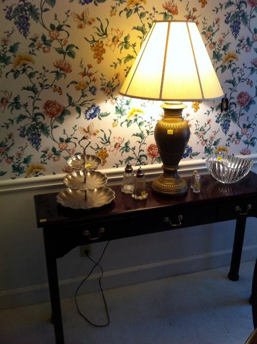 Small mahogany Console Table