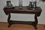 Vintage Mahogany sofa/buffet table (2 available)