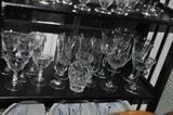 Beautiful crystal stemware