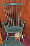 Vintage painted Windsor Chair