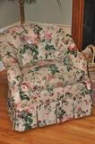 Terrific floral bedroom chair