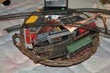 Vintage trains and tracks