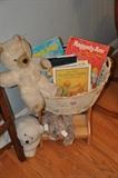 Great selection of children's books and stuffed animals