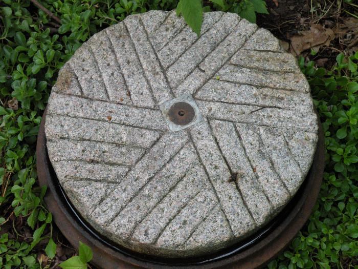 Antique Mill Grinding Stone