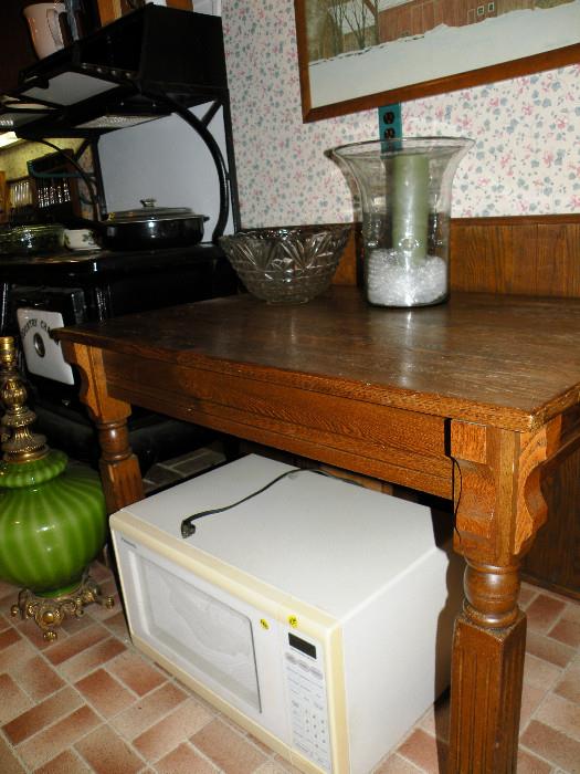 Antiqued Kitchen Table