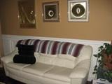 White Leather Sofa