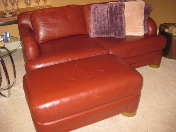 Vintage Mid-century custom Sofa, Reupholstered
