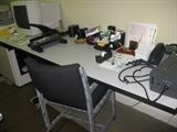 Office equipment. Nortel Phone system, Tables (3), Office chairs