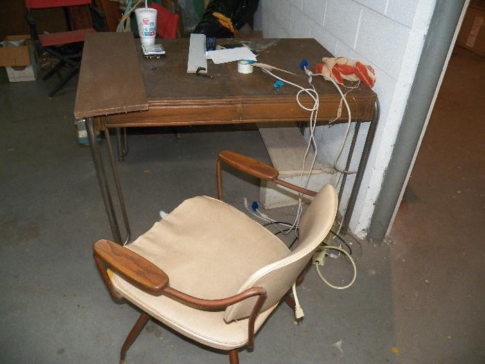 mid-century chair needs TLC