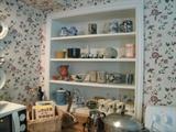 The kitchen Niche with pottery