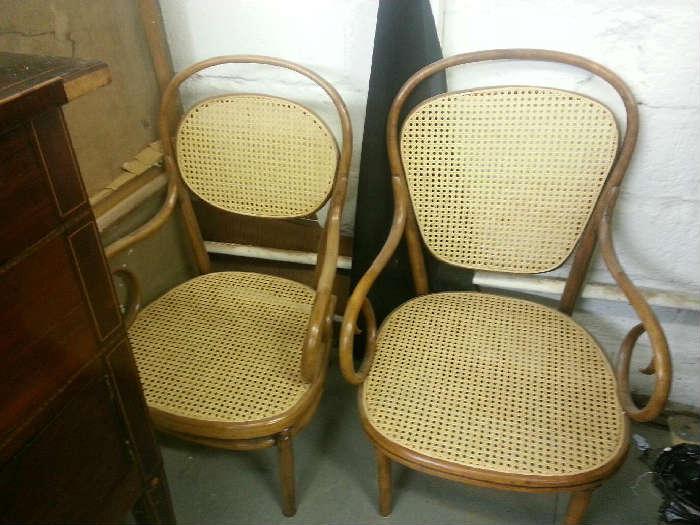 original Bentwood chairs to match rocker...very old in perfect condition