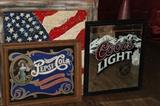 Pepsi and Coors advertising Mirrors