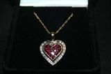 14K Heart Necklace