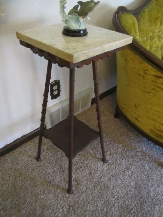 ANTIQUE MARBLE TABLE