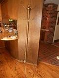 Brass coat rack