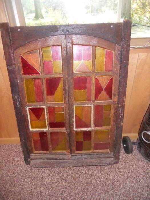 stained glass architectural window