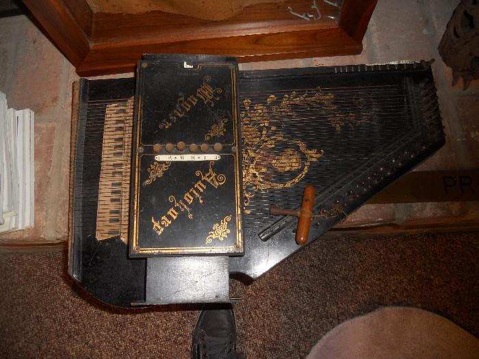 antique zither