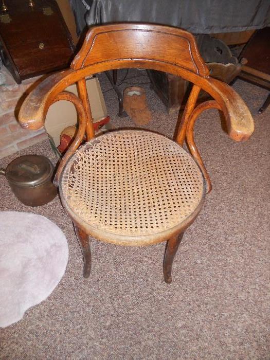 Thonet bent wood chair