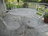 iron patio set
