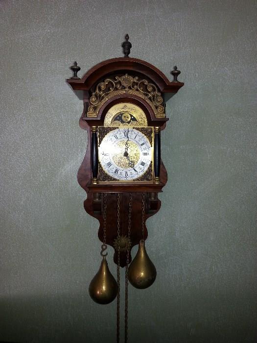 Warmink dutch sallander wall clock, VINTAGE