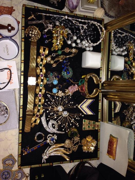 Signed Costume & Fine Jewelry, Givenchy, Coro, Judith Jack and much more