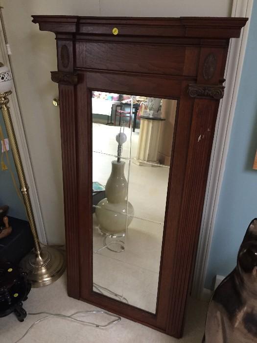 ANTIQUE MIRROR FROM DOWNTOWN MT. CLEMENS PHARMACY