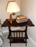 Magazine Rack End Table