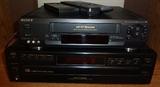 Sony VHS Player, JVC XL-F106 Compact Disc Player