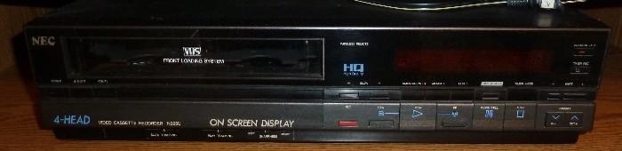 NEC 4-Head Video Cassette Recorder N925U