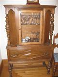 Jacobean style china cabinet