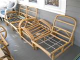 Seven piece rattan furniture $150