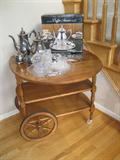 maple tea cart