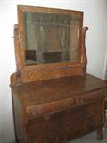 oak dresser w/mirror (top as is) $195