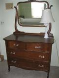oak dresser with mirror $225
