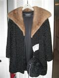 curly lamb coat size 10 $175